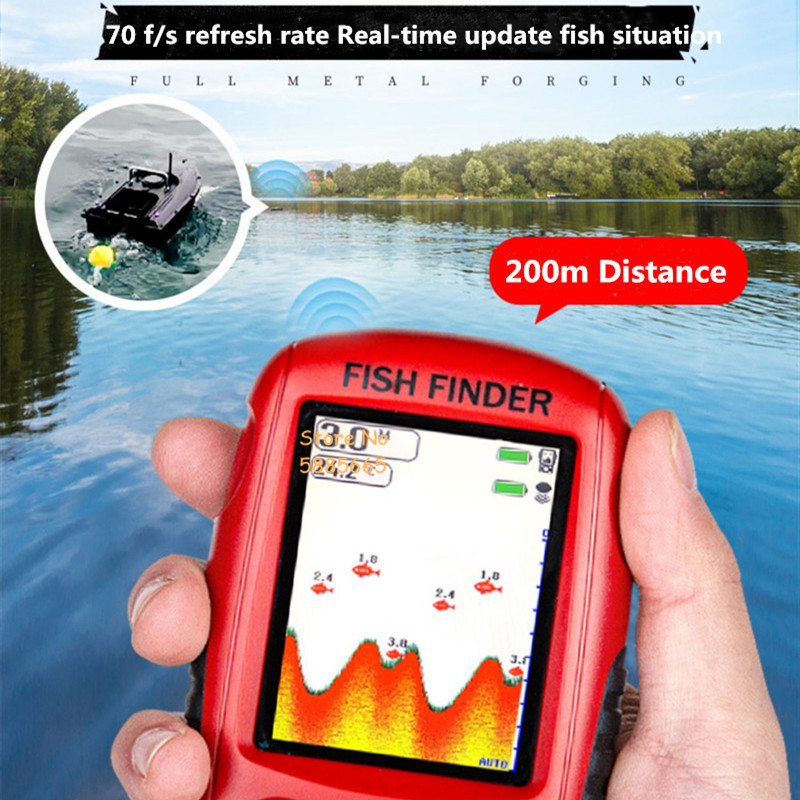 Akıllı Taşınabilir 50M Derinli - Fishing Boat Depth Finder incelemesi ve fiyatı